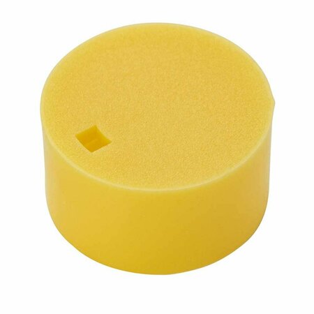 GLOBE SCIENTIFIC Cap Insert for Cryogenic Vials with O-Ring Seal, Yellow, 500PK 3033-CIY